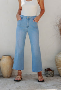 J-Lo Stretch Crop Jean - Light Blue - Sare StoreCountry DenimJeans