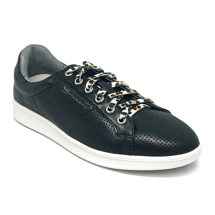 Jackie III Black Punched Sneaker - Sare StoreFrankie 4Shoes