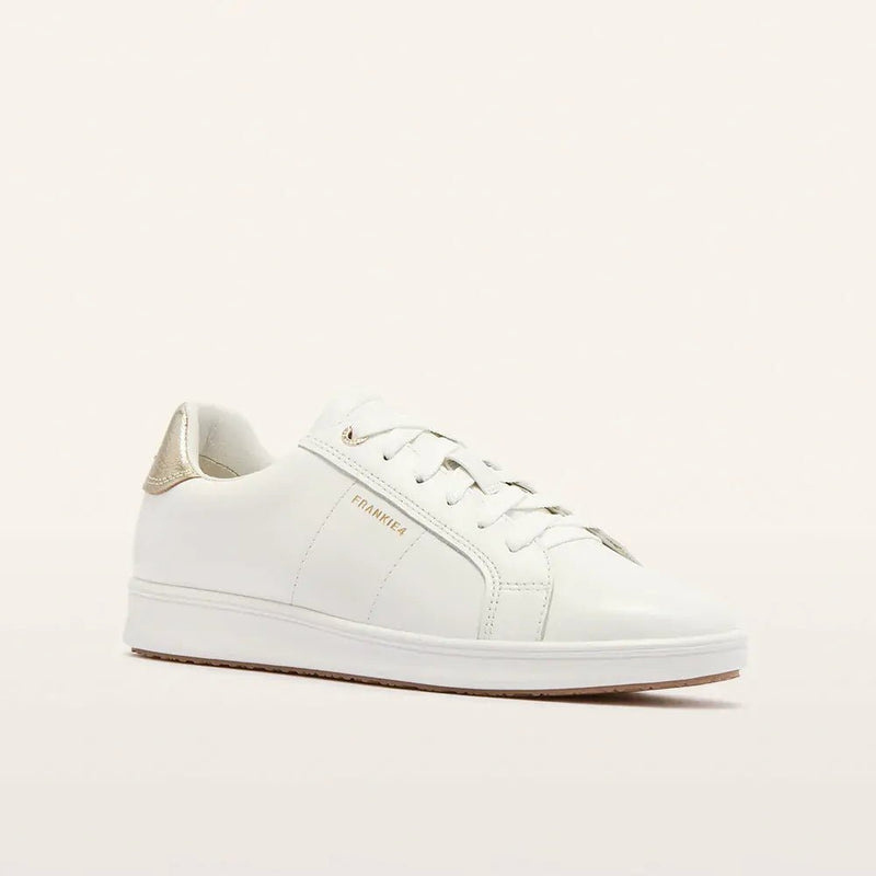 Jackie V - White/Gold Grain - Sare StoreFrankie 4Shoes