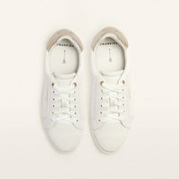 Jackie V - White/Gold Grain - Sare StoreFrankie 4Shoes