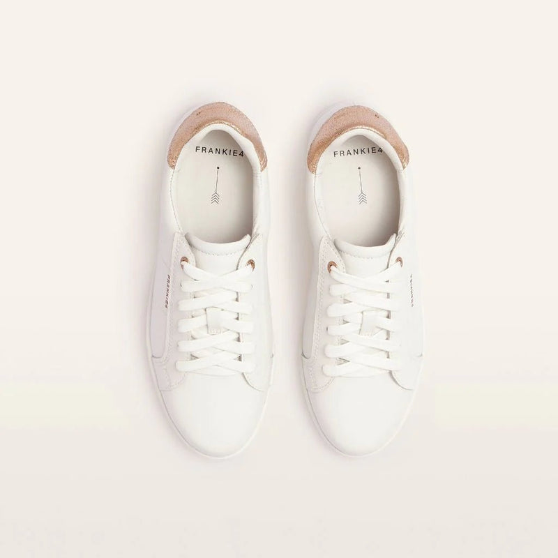 Jackie V - White/Rose Gold - Sare StoreFrankie 4Shoes