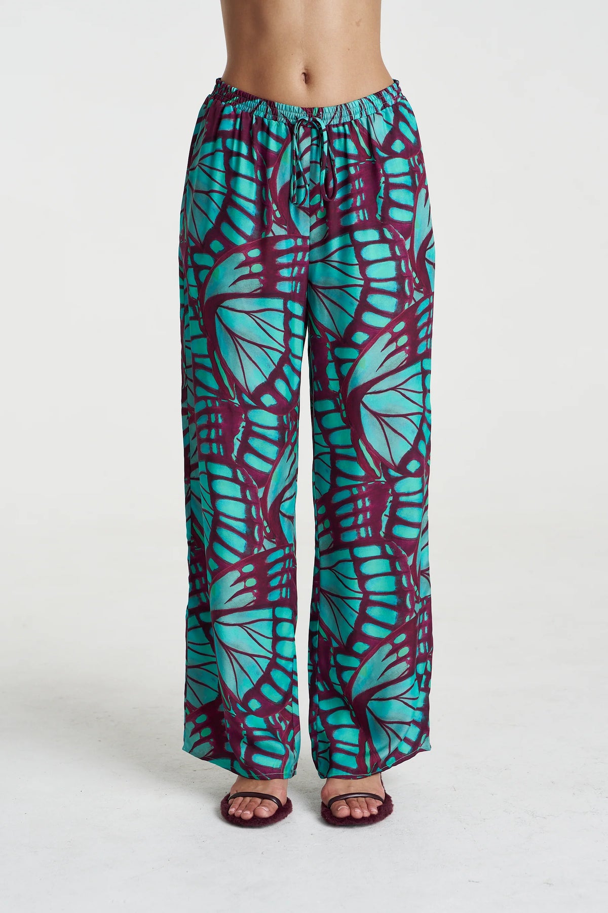 Forever Pant - Jade Butterfly