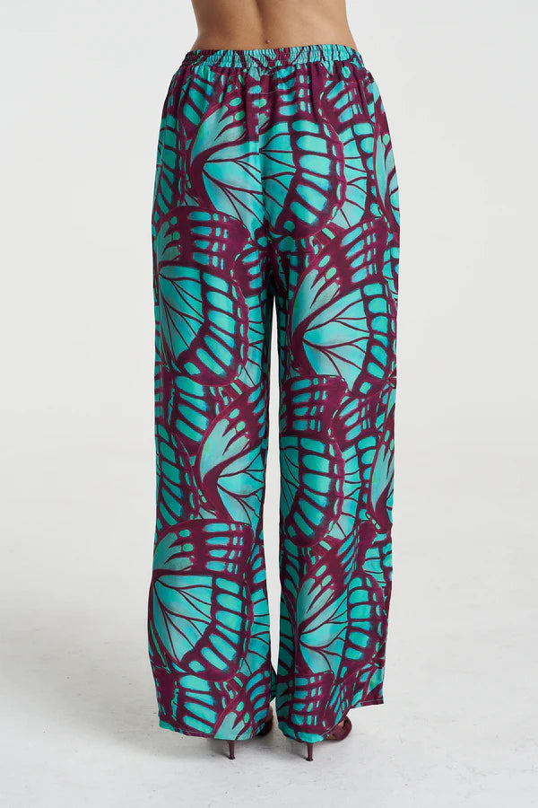 Forever Pant - Jade Butterfly