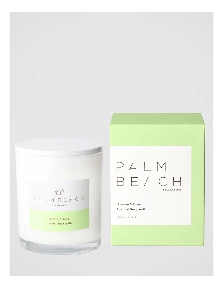 Jasmine & Lime 420g Standard Candle - Sare StorePalm BeachCandle