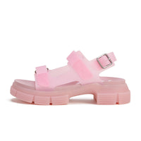 Jelly Sandal Clear Pink - Sare StoreRollie NationShoes