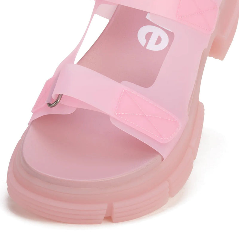 Jelly Sandal Clear Pink - Sare StoreRollie NationShoes