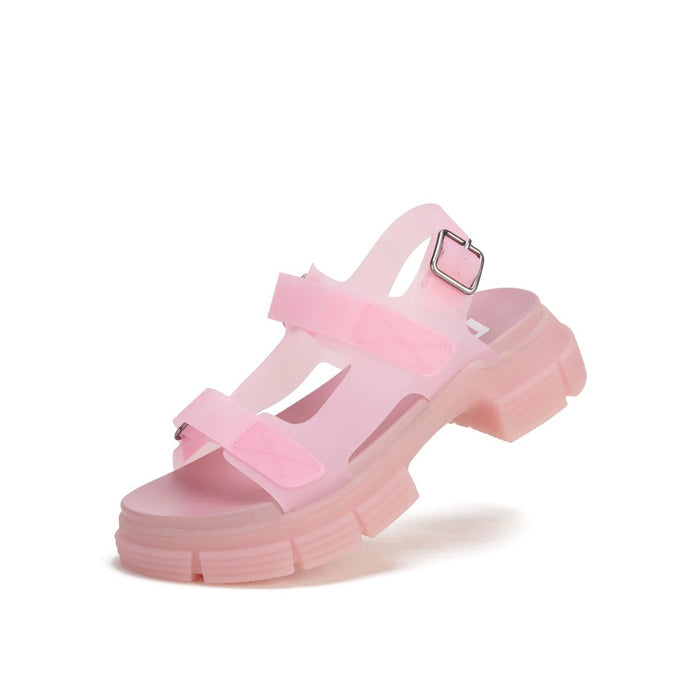 Jelly Sandal Clear Pink - Sare StoreRollie NationShoes