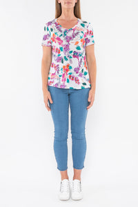 JUMP - Painterly Floral Tee - Sare StoreJumpTops