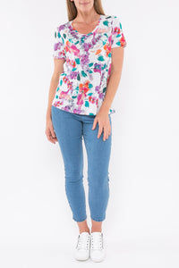 JUMP - Painterly Floral Tee - Sare StoreJumpTops