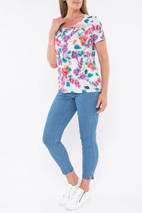 JUMP - Painterly Floral Tee - Sare StoreJumpTops