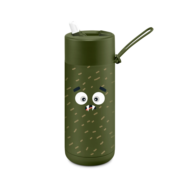 Khaki Scout Flip Lid - Franksters 16oz / 475ml - Sare StoreFrank GreenDrink Bottle