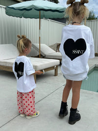 Kids Heart Tee - Black Heart - Sare StoreSsaintTee