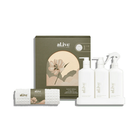 Kitchen Trio & Towel Gift Set - Lemon Myrtle & Honeydew