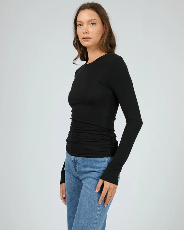 Kylie Long Sleeve Top - Black - Sare StoreAll About EveTops