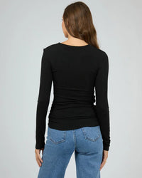 Kylie Long Sleeve Top - Black - Sare StoreAll About EveTops