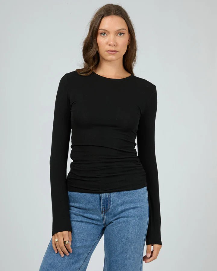 Kylie Long Sleeve Top - Black - Sare StoreAll About EveTops