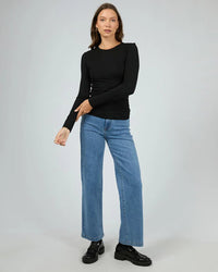Kylie Long Sleeve Top - Black - Sare StoreAll About EveTops