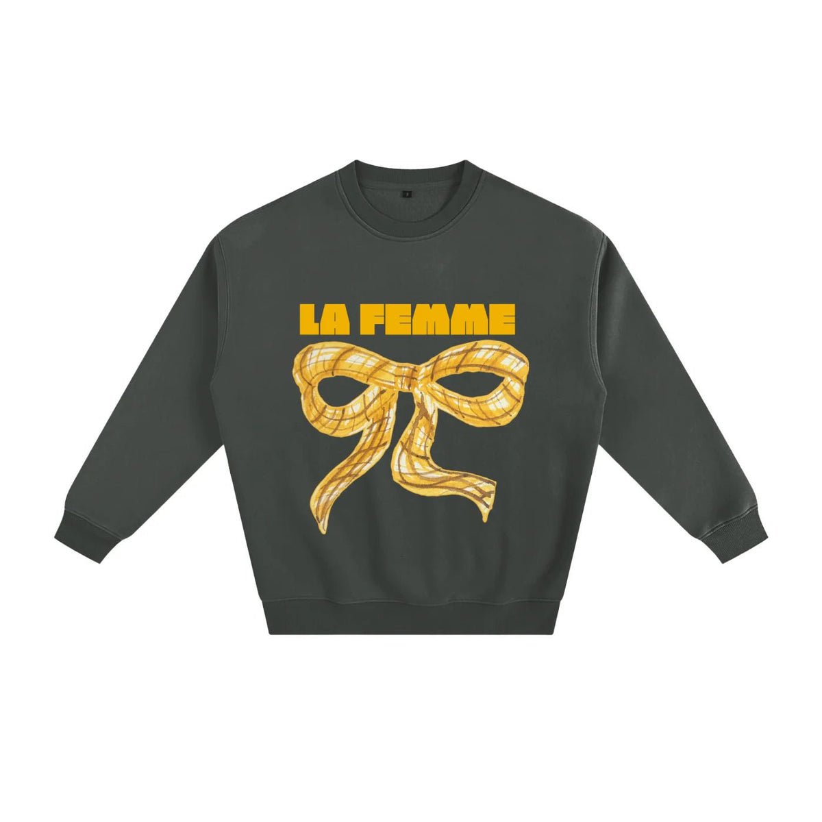 La femme Fleeced Sweatshirt - Dark Gray - Sare StoreMaku The LabelSweatshirts