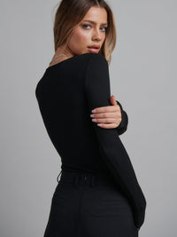 Lara Bodysuit - Black - Sare StoreBayse BrandBodysuit