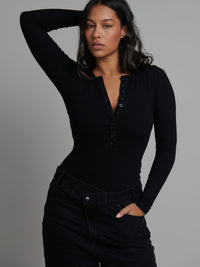 Lara Bodysuit - Black - Sare StoreBayse BrandBodysuit