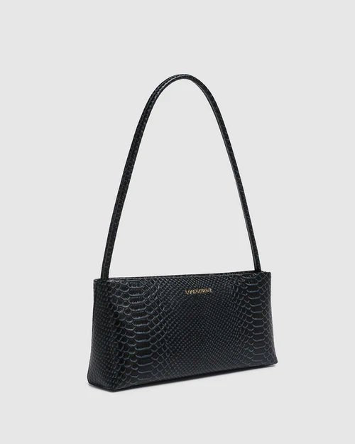 Lara Handbag - Croc Black - Sare StoreLouenhideHandbag