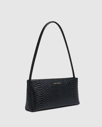 Lara Handbag - Croc Black - Sare StoreLouenhideHandbag