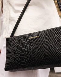 Lara Handbag - Croc Black - Sare StoreLouenhideHandbag