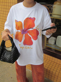 Le Fleur White Oversize - Sare StoreMaku The LabelTee