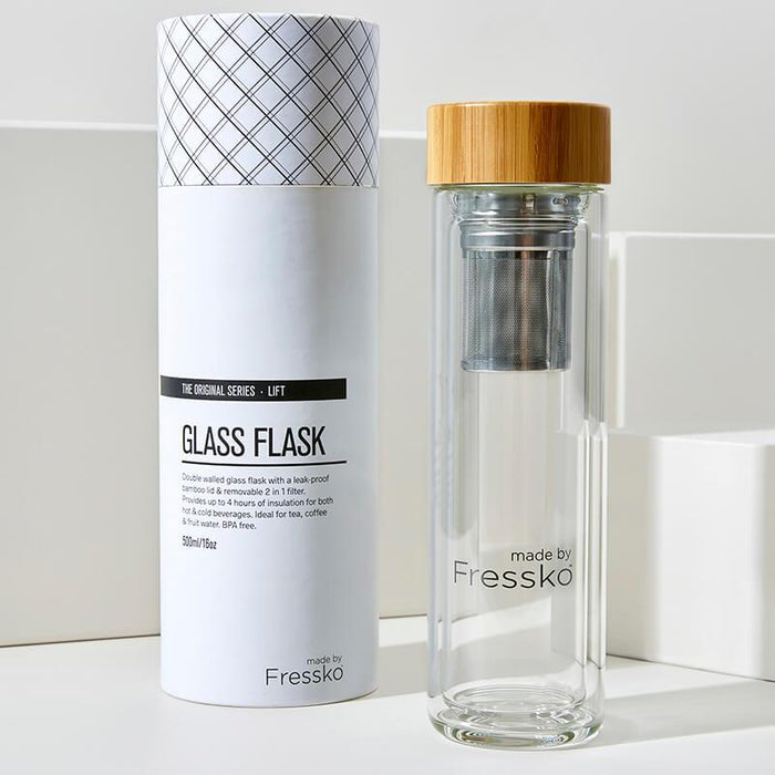 LIFT Glass Flask 500ml - Sare StoreMade by FresskoFlask