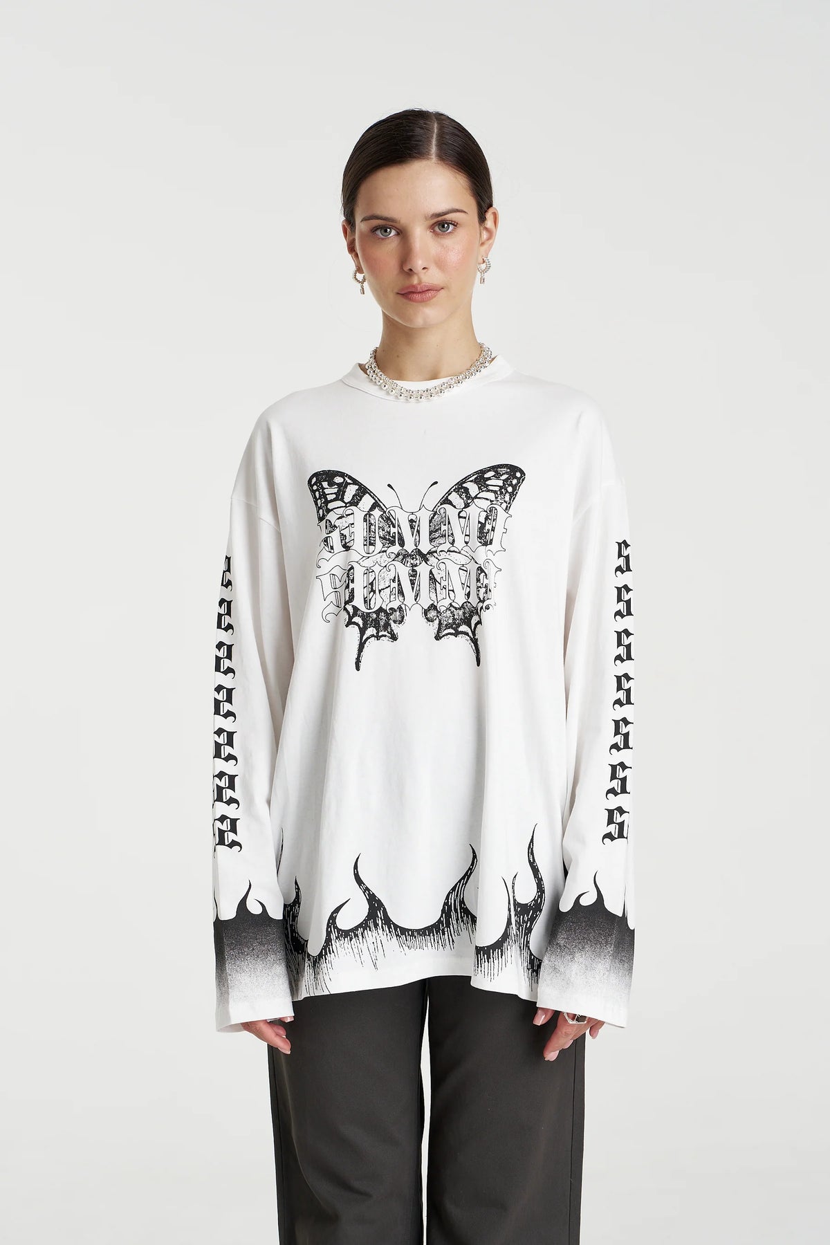 Eden LS Tee - Lily White