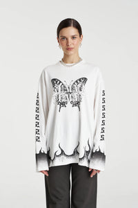 Eden LS Tee - Lily White