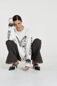 Eden LS Tee - Lily White