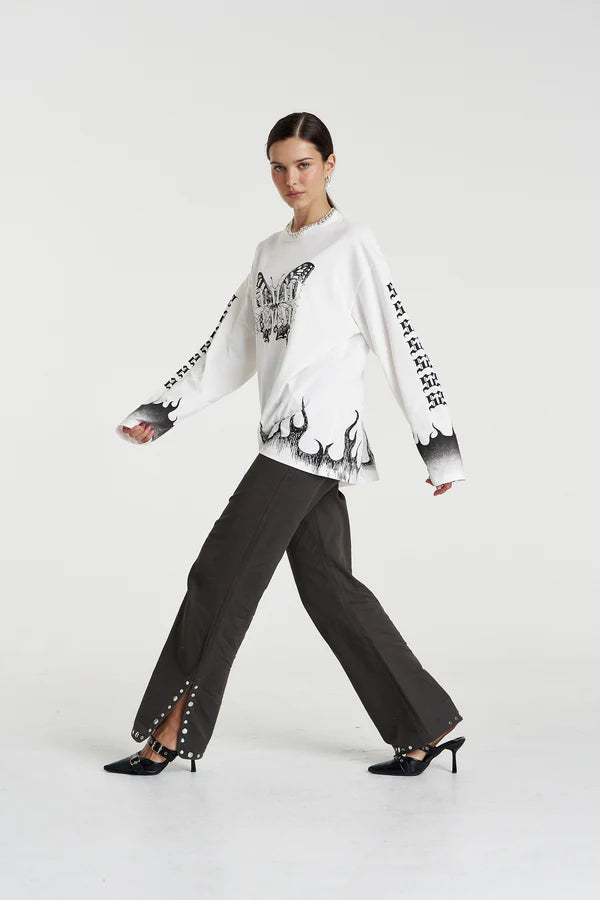 Eden LS Tee - Lily White
