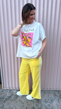 Limone Yellow Racer Pants Set - Sare StoreBy FrankieSet