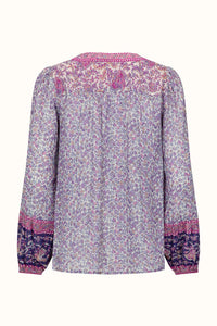 Little Bird Lace Up Blouse - Berry - Sare StoreSPELLBlouse