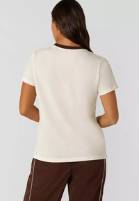Lotus Heritage Ringer T-Shirt - Porcelain