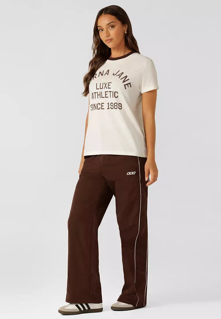 Lotus Heritage Ringer T-Shirt - Porcelain