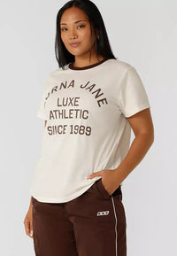 Lotus Heritage Ringer T-Shirt - Porcelain