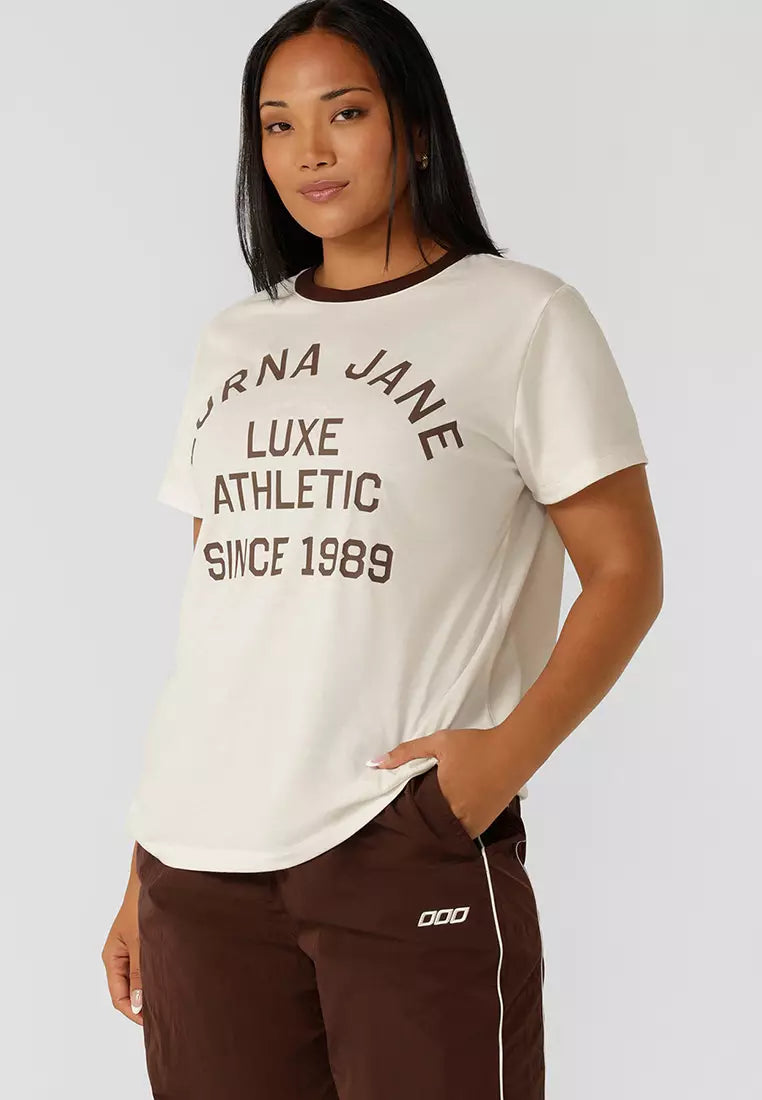 Lotus Heritage Ringer T-Shirt - Porcelain