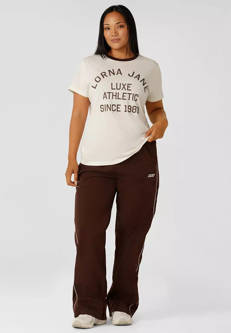 Lotus Heritage Ringer T-Shirt - Porcelain