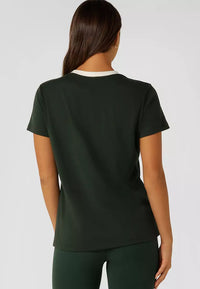 Lotus Heritage Ringer T-Shirt - Fig Green