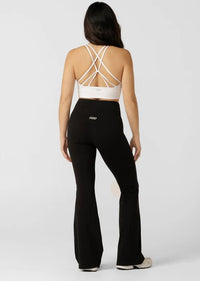 Lotus Flared Leggings Petite - Recycled Black - Sare StoreLorna JaneLeggings