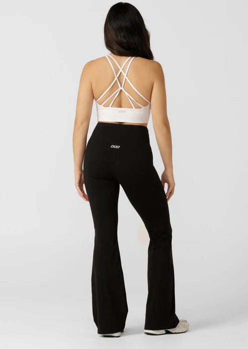 Lotus Flared Leggings Petite - Recycled Black - Sare StoreLorna JaneLeggings