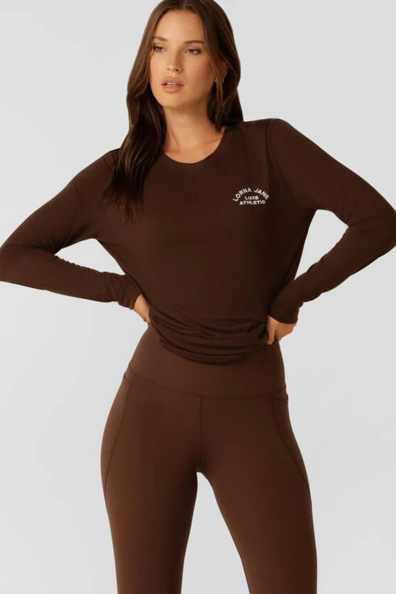Lotus Long Sleeve Top - Espresso - Sare StoreLorna Janelong sleeve