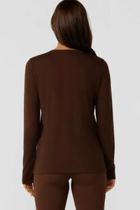Lotus Long Sleeve Top - Espresso - Sare StoreLorna Janelong sleeve