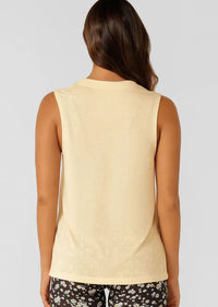 Lotus Muscle Tank - Buttermilk - Sare StoreLorna JaneTank Top