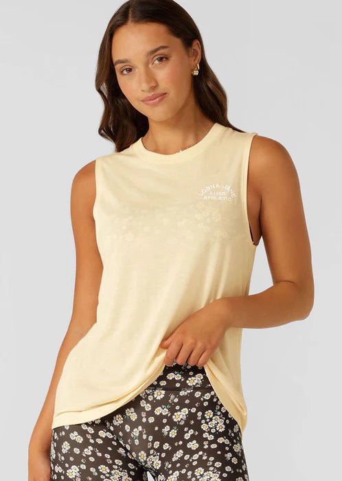 Lotus Muscle Tank - Buttermilk - Sare StoreLorna JaneTank Top