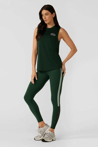 Lotus Muscle Tank - Dark Green - Sare StoreLorna JaneTank