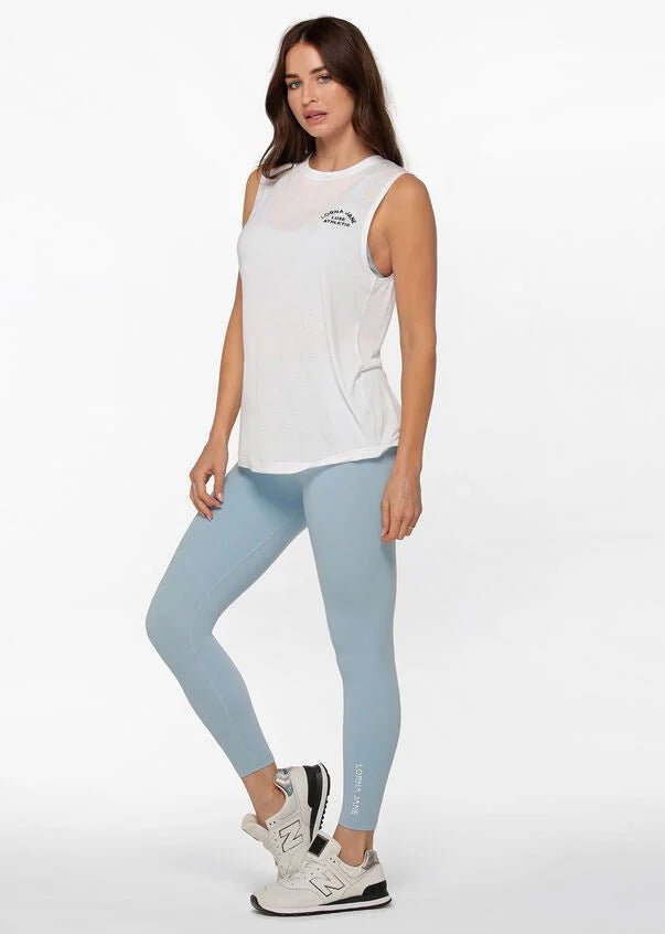 Lotus Muscle Tank - White - Sare StoreLorna JaneTank