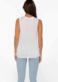 Lotus Muscle Tank - White - Sare StoreLorna JaneTank